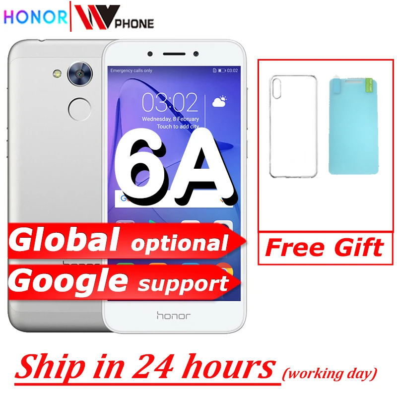 Honor 6A Play 2 Гб 16 оригинальный новый мобильный телефон Snapdragon 430 Восьмиядерный Android 7 0 5
