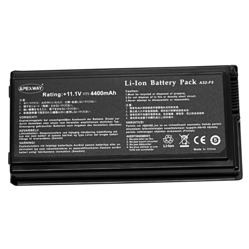 ApexWay 11 1 В 6 ячеек Аккумулятор для ноутбука ASUS A32 F5 X50 X50C X50Gi X50M X50N X50R X50RL X50SL X50SR X50V X50VL 70
