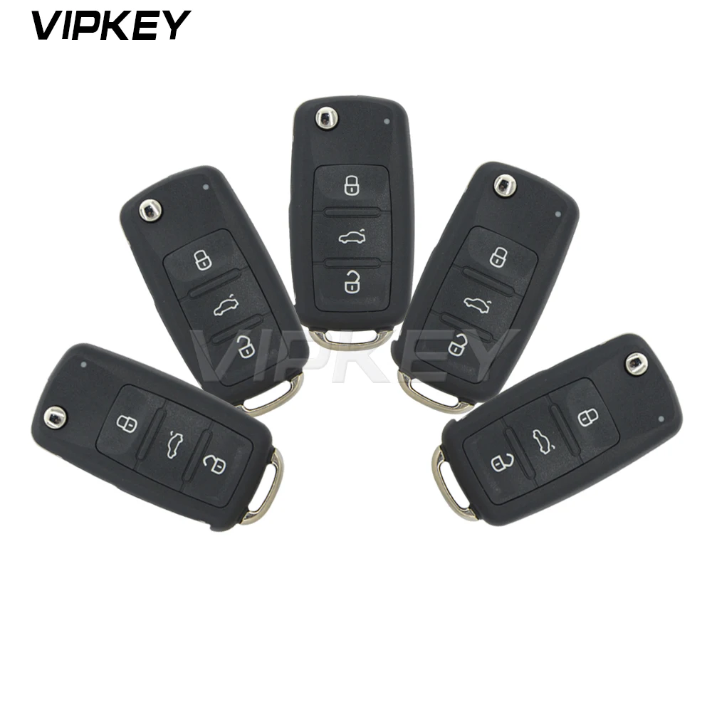 Пульт дистанционного управления 5 шт. для VW Volkswagen Beetle Golf Eos Polo 2011 2012 2013 3 кнопки 5K0 837