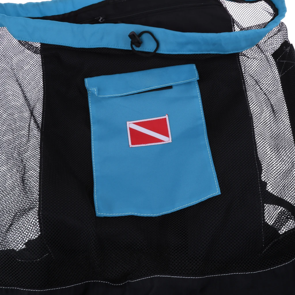 Scuba Diving Snorkeling Mesh Backpack Dive Gear Dry Bag Sack Pack Scuba Diving Mesh Backpack for Water Sports