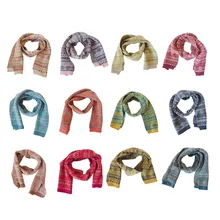 Winter Scarf Baby Kids Warm Scarf Boys Girls Children Knitting Print 2-12Y Child Scarves