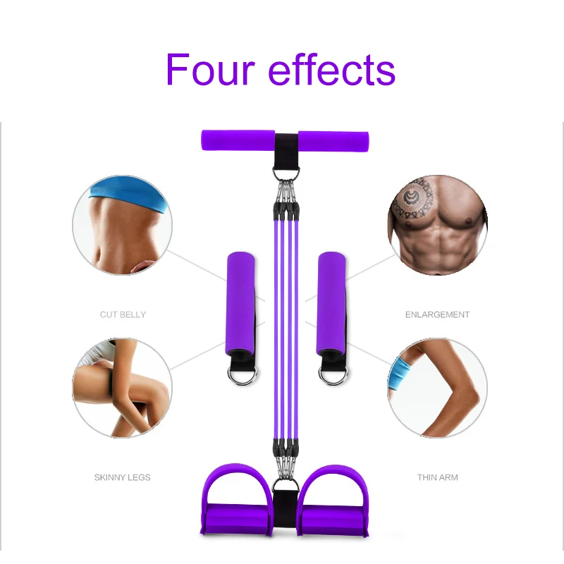 ELOS-Rally Fitness Sit-Ups Abdomen Abdominal Device Pedal Pull Rope