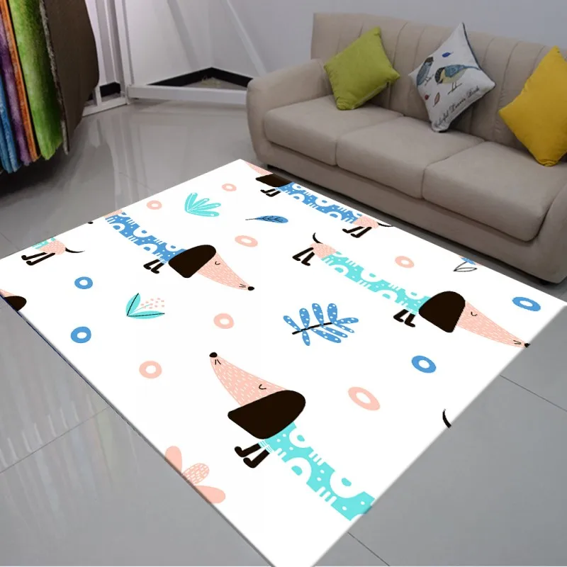 

Cute Dogs Welcome Doormats Dachshund Hallway Kitchen Floor Mat for Living Room Bedroom 3D Print Coffee Area Rugs Home Decor