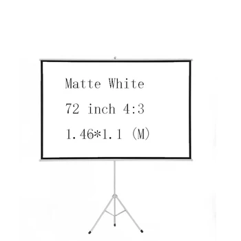 

Thinyou 72inch 4:3 Tripod Portable Folded Projection Screen HD Floor stand stronger Bracket for home theater and school,office