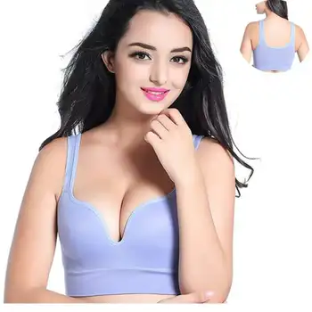 

Spring And Summer 3D Sports Bra Without Steel Ring Gather Yoga Sleep Shockproof Running Ladies Seamless Underwear Beauty Vest