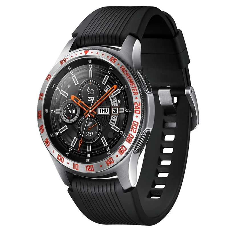white red Защитный чехол-накладка для часов samsung Galaxy Watch 42/46 мм - Цвет: white red
