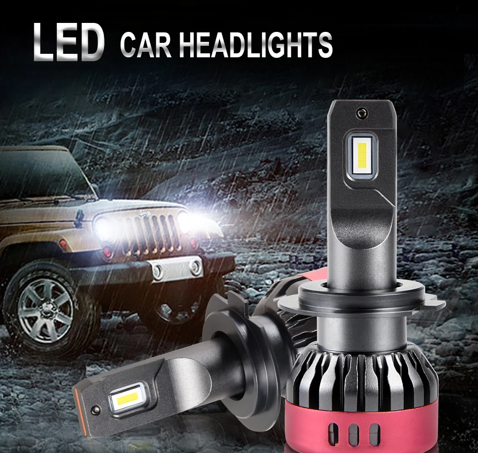 Avacom H7 светодиодный H4 Автомобильная лампочка H1 H11/H8 H15 9005/HB3 9006/HB4 Hir2 12V 24V 24W 4800LM 6500 к авто лампы Turbo высокая яркость светодиодный