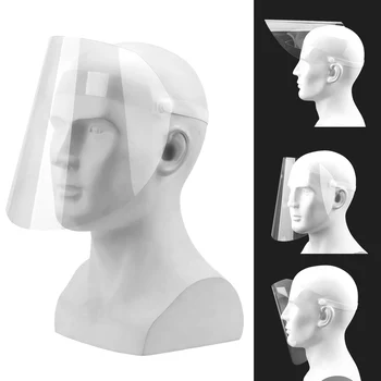 

OLO Transparent Masks Breathing Safety Face Masks Full Face Covering Mask Anti-Dust Visor Shield Anti Droplet