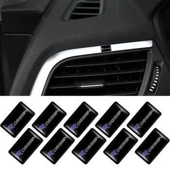 

Car Styling 3D Epoxy R design Emblem car Stickers Decoration Decals For Volvo Rdesign XC90 S60 CX60 V70 S80 V40 V50