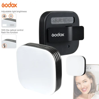 

Godox LEDM32 LED Light built-in lithium battery Adjustable bright Portable Mini Selfie Mobile phone Lighting For Smartphone
