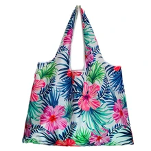 Сумка-тоут зеленая сумка для покупок Дамская Складная Ткань Оксфорд многоразовые фруктовые продуктовые мешки