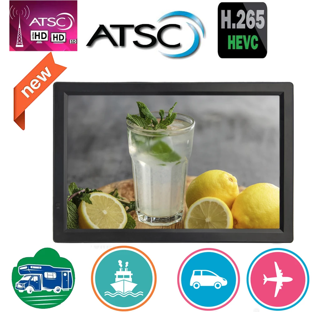 LEADSTAR 14 дюймовый HD портативный мини ТВ встроенный цифровой тюнер Atsc декодер