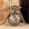 Black Steampunk Smooth Ball Shaped Quartz Pocket Watch Necklace Pendant with Chain Womens Lady Gift Relogio De Bolso ► Photo 3/6