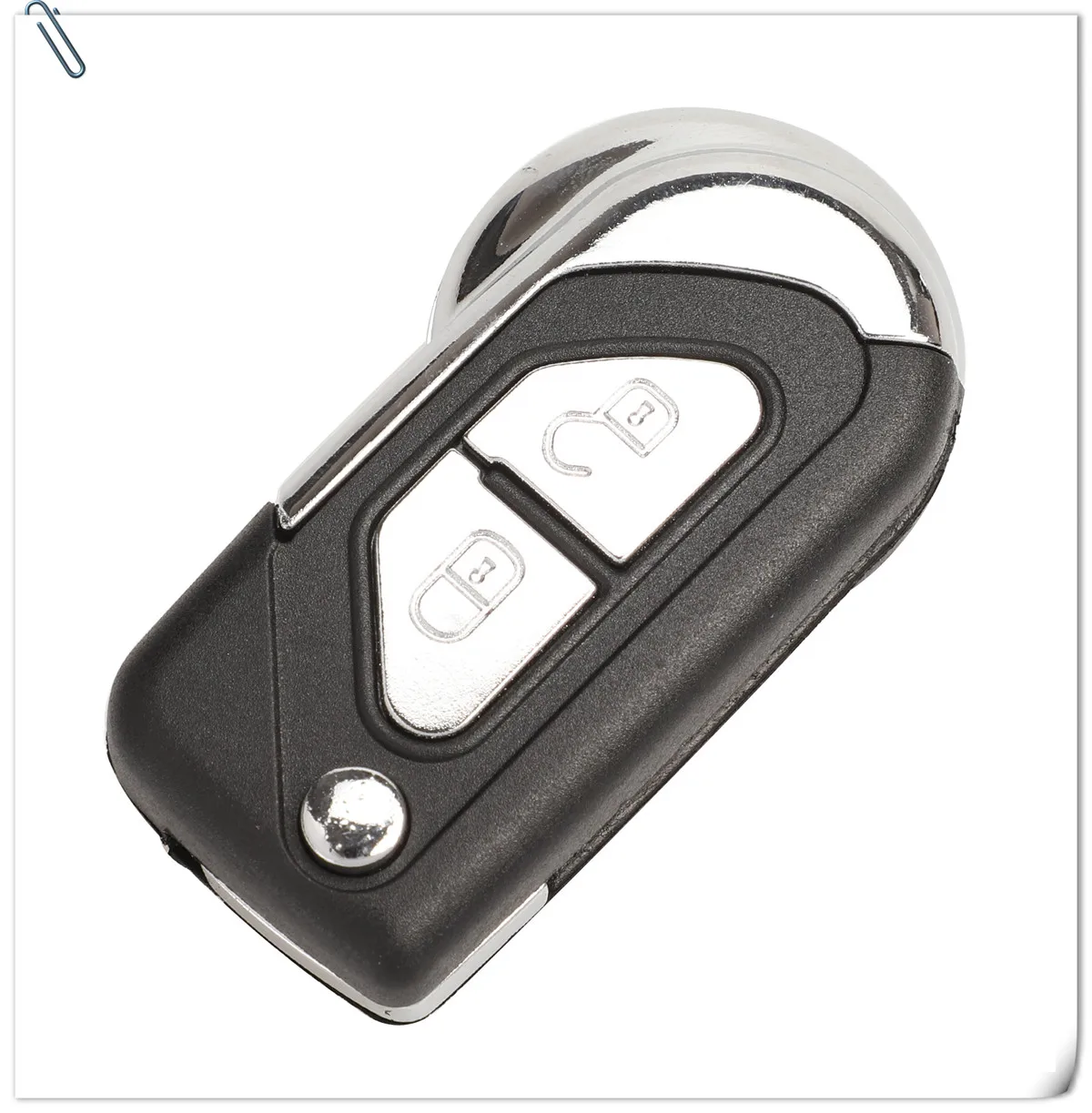 Для Citroen DS3 2 кнопки Uncut VA2 ключ лезвие корпус флип удаленный брелок чехол