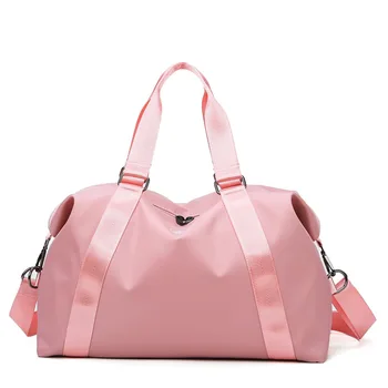 

Fashion Sports Gym Travel Bag Women Yoga Training Bag Casual Duffle Bags Outdoor Weekend Overnight Handbag Bolso Pink B200