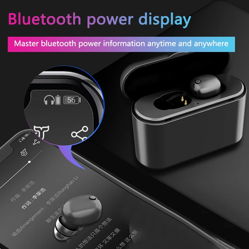 Z3X Fone De Ouvido Bluetooth 5,0 Беспроводные наушники с шумоподавлением водонепроницаемые наушники спортивные наушники 3500 мАч зарядная коробка