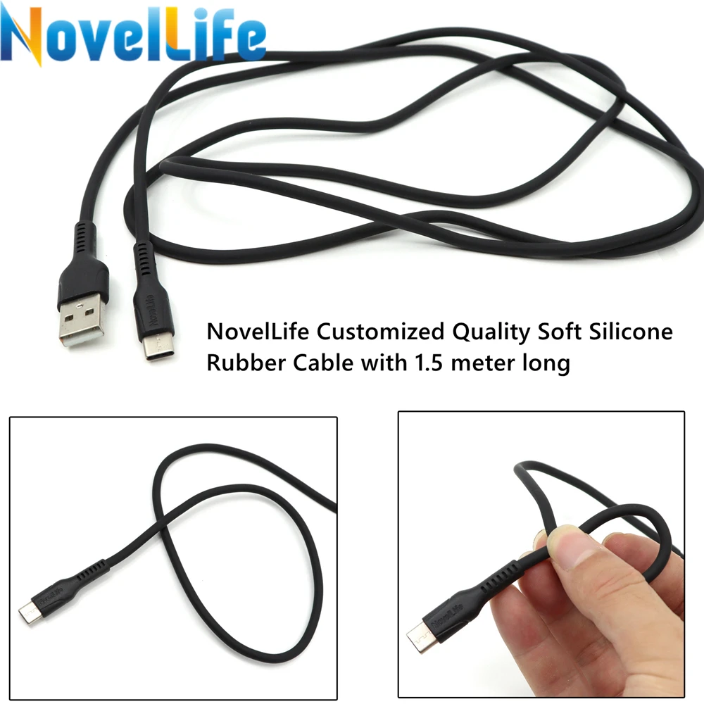 Быстрое зарядное устройство QC3.0 адаптер питания USB Type C набор мягких силиконовых