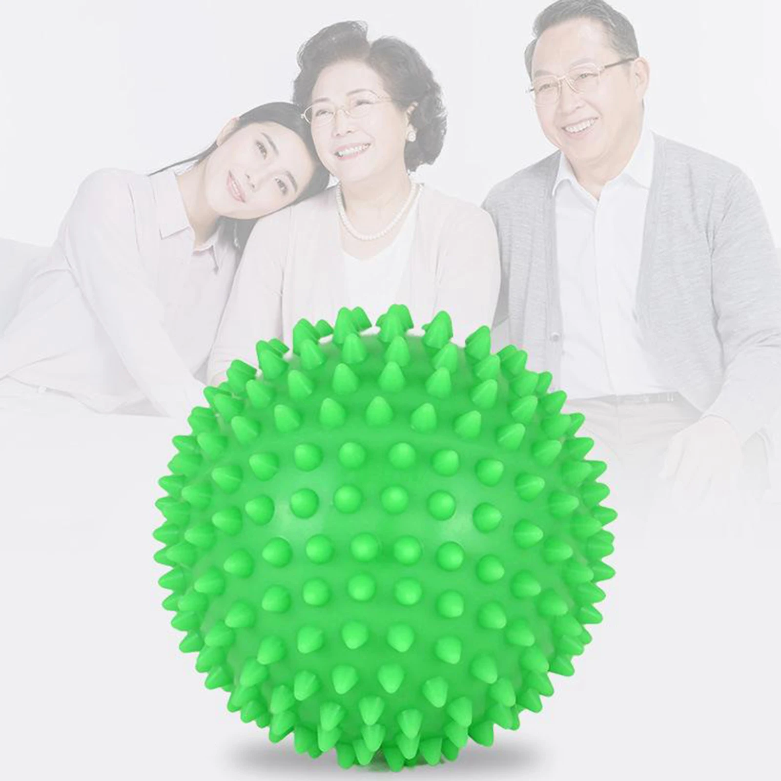 HANDS SPIKY MASSAGER BALL for BACK BODY PARTS MYOFASCIAL 7.5CM DIAMETER