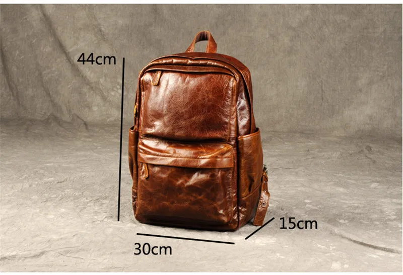 PNDME модный винтажный высококачественный мужской рюкзак из натуральной кожи, повседневный простой воловьей кожи, дизайнерские Роскошные дорожные сумки для ноутбука