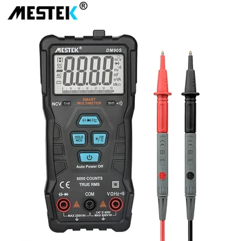 

MESTEK DM90S High-speed full intelligent multimeter NCV True RMS digital automatic anti-burning portable universal multimeter