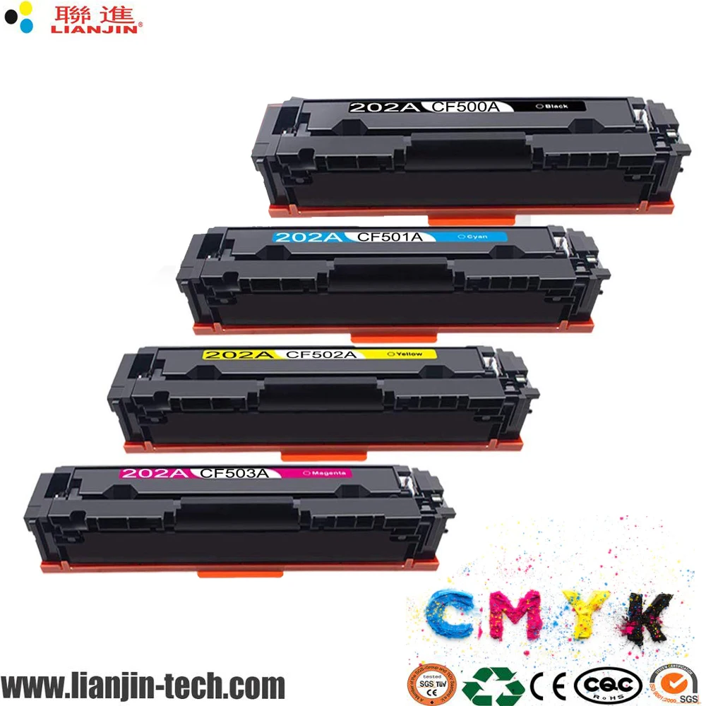 

202A CF500A CF501A CF502A CF503A Toner Cartridge for HP Color Laserjet M254 M254nw M254dw M281 M281fdw M281cdw Printer Toner