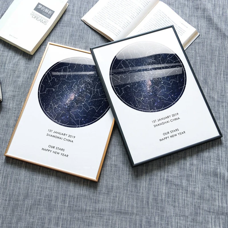 wall art W09 printable Star Map By Date Custom couple family print framed poster DIGITAL DOWNLOAD gift for poster her personalized him