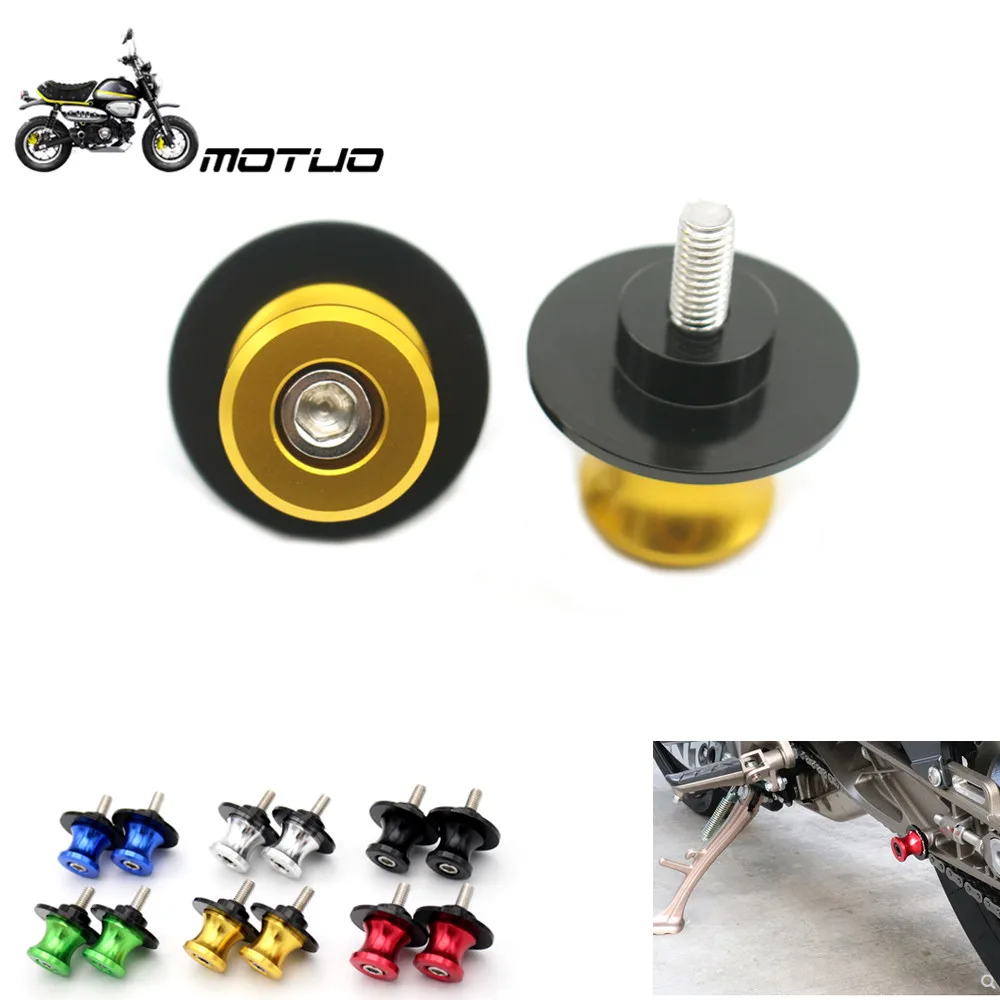 

Motorcycle Accessories CNC Aluminum M6 Swingarm Spools Slider Stand Screw For Yamaha FZ-07 MT-07 FJ-07 2014 2015 2016 2017 2018