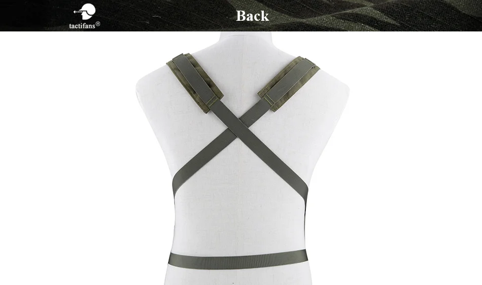 Armee Taktische D3 Brust Rig Weste Träger Rüstung Harness Gewehr Pistole Magazin Tasche CRX Jagd Ausrüstung Zubehör 5,56 7,62 – Detail 6