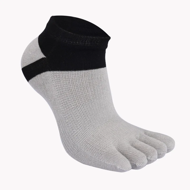 light grey 1 пара мужские модные сетчатые носки хлопчатобумажные осенне-весенние забавные носки повседневные спортивные теплые короткие мужские носки Calcentines - Цвет: light grey