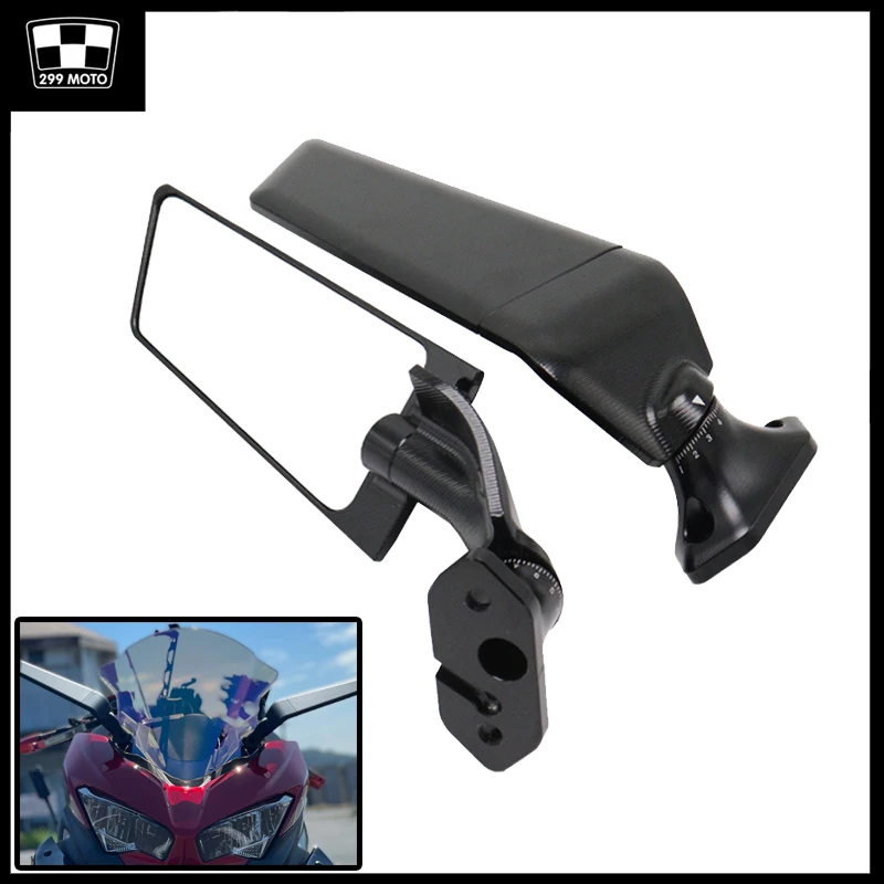 

Мотоциклетные зеркала для Honda CBR250R CBR300R CBR500R CBR600R CBR650R, модифицированные Регулируемые вращающиеся зеркала заднего вида