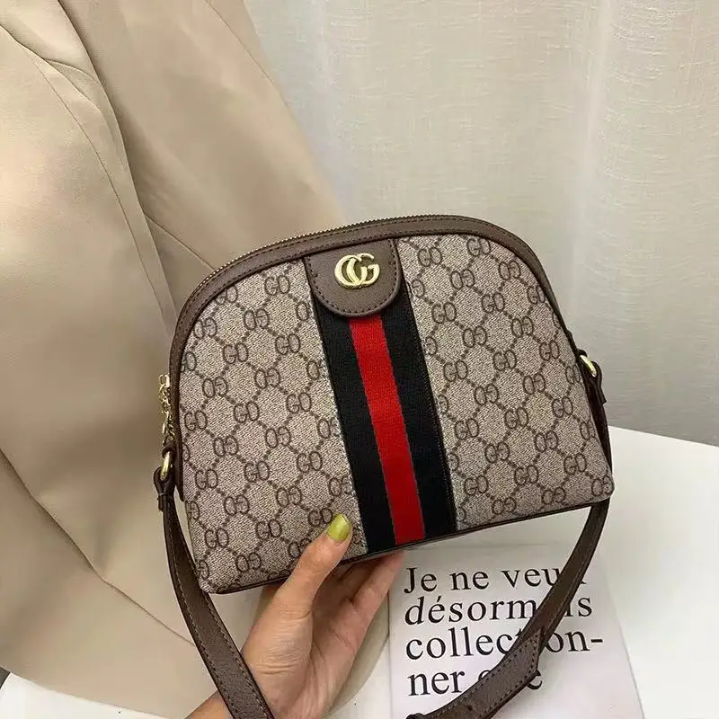 

2019 New Style Fashion Small Fresh Shell Bag Women's Shoulder Oblique Versatile Leather Bag with Logo