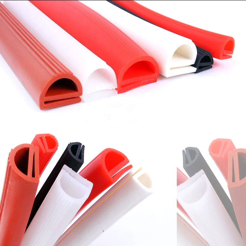 Cold seal silicone gel profile of the freezer door seal freezer refrigerator industry equipment seal type E afbeelding