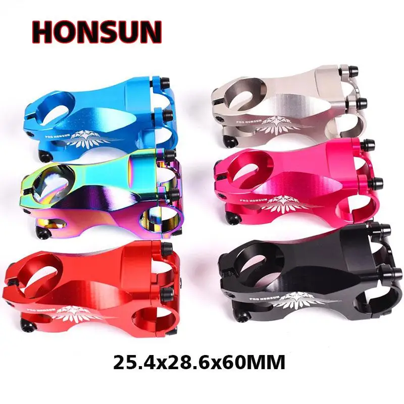 

Bicycle stem CNC Bicycle stem 7 colors 1-1/8 MTB road Cycling Kids' Bikes Fixed gear bike 25.4 X 28.6 X 60mm Handlebar Stem 100g