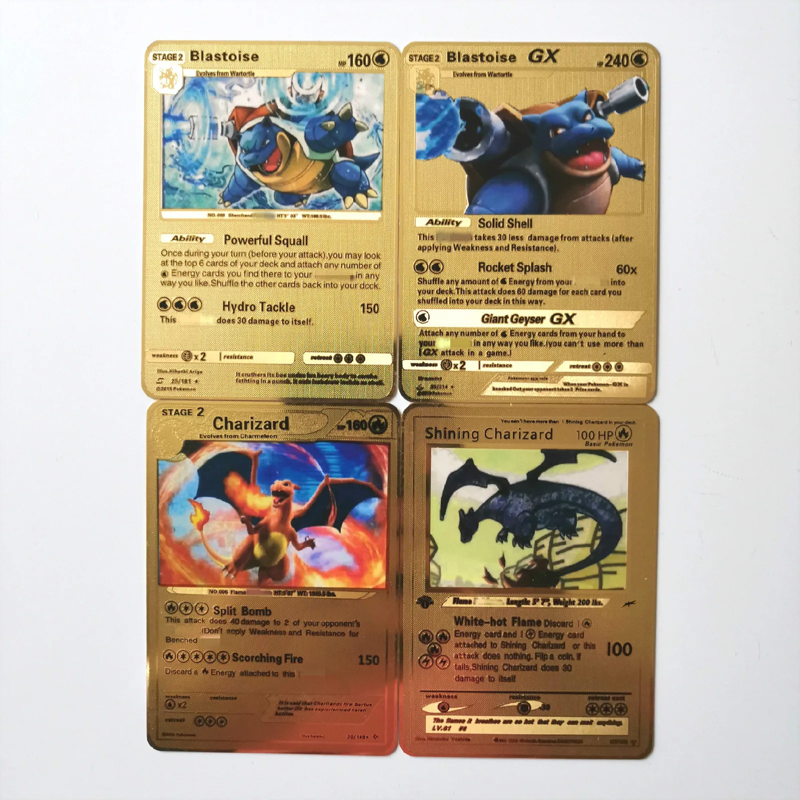 27 стилей Pokemon GX Мега золотая металлическая карта супер игра Коллекция аниме