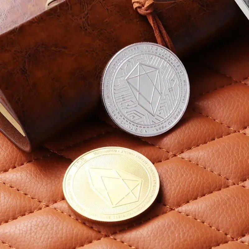 EOS грейпфрут монеты памятная монета не-валюта Биткоин искусство коллекция Туризм подарки сплав Гальваническое металлическое ремесло