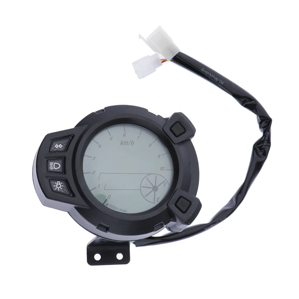 Мотоцикл 12V lcd цифровой спидометра, тахометра МЕТР