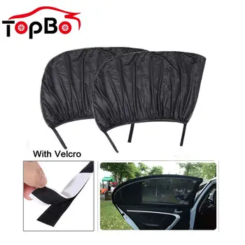 

2Pcs Car Window Sun Shade Cover Curtain UV Protection Mesh Sunshade Window Protector For Kids Baby Car Accessories