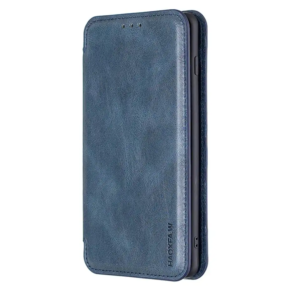 Blue Роскошный Ретро Чехол-книжка кожаный чехол для iPhone 6 6S 7 8 Plus X XS XR XS Max кошелек чехол для телефона - Цвет: Blue