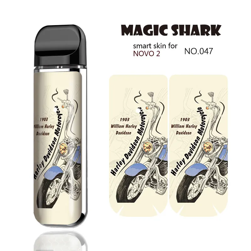 Magic Shark 2.5D Bumpy ПВХ США флаг автомобиль череп мотоцикл наклейка чехол пленка для Smok