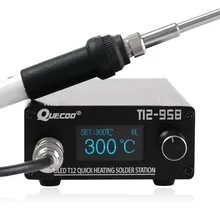 

STM32V3.1S T12-958 OLED Digital Soldering Station Electronic Soldering Iron with 907 handle and solder iron tip welding tool