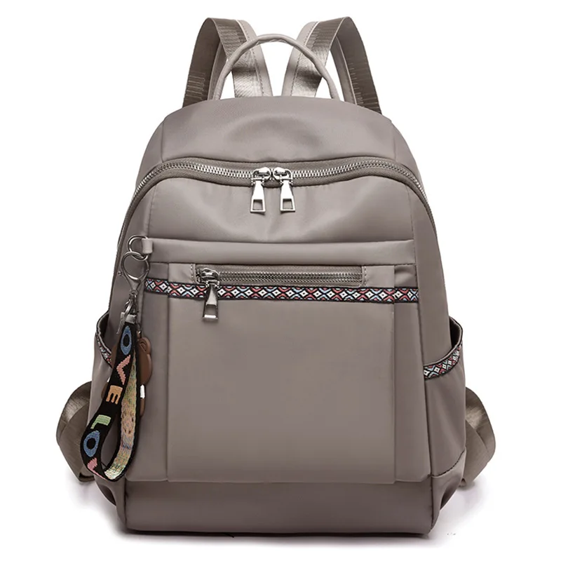 

2019 New Style Fashion Backpack Women's Cattle Korean-style Versatile Large-Volume Headphone Jack Multi-functional Travel Bag Fe