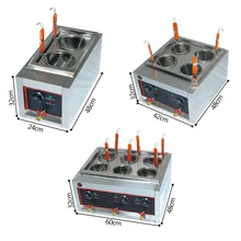 2 4 6 Электрический котел плита паста котел лапша кухонная плита водяной бак котла котел 430 нержавеющая сталь