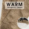 HighShine Men Cashmere Lined Deerskin Leather Dress Gloves Touch Screen Driving Wool Warm Winter Gloves ► Photo 3/6