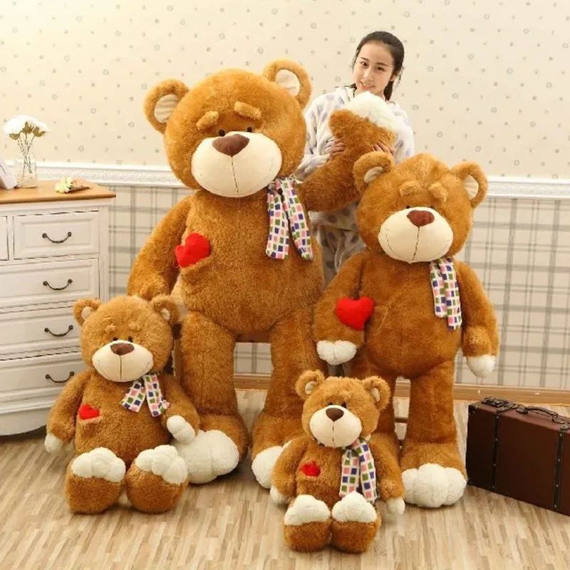

Hot Selling Brown Care Bears Creative Cartoon Plush Toy Doll-Processing Customizable Logo Recruit Agents