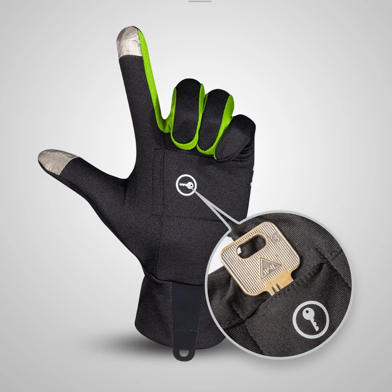 AONIJIE M51 мужские и женские зимние спортивные перчатки с сенсорным экраном, термофлисовые перчатки для бега, бега, пешего туризма, велоспорта, катания на лыжах