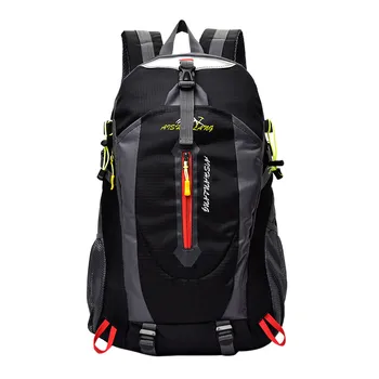 

Fashion bag Outdoor Contrast Color Nylon Backpack Travel Bag Mountaineering Bag 45L Laptop Backpack mochila antirrobo #j4s