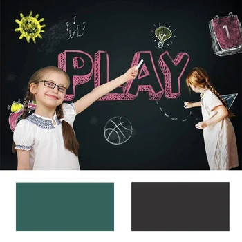 

Self-Adhesive Blackboard Wall Sticker Waterproof Reusable Chalkboard Black Board Poster NK-Shopping