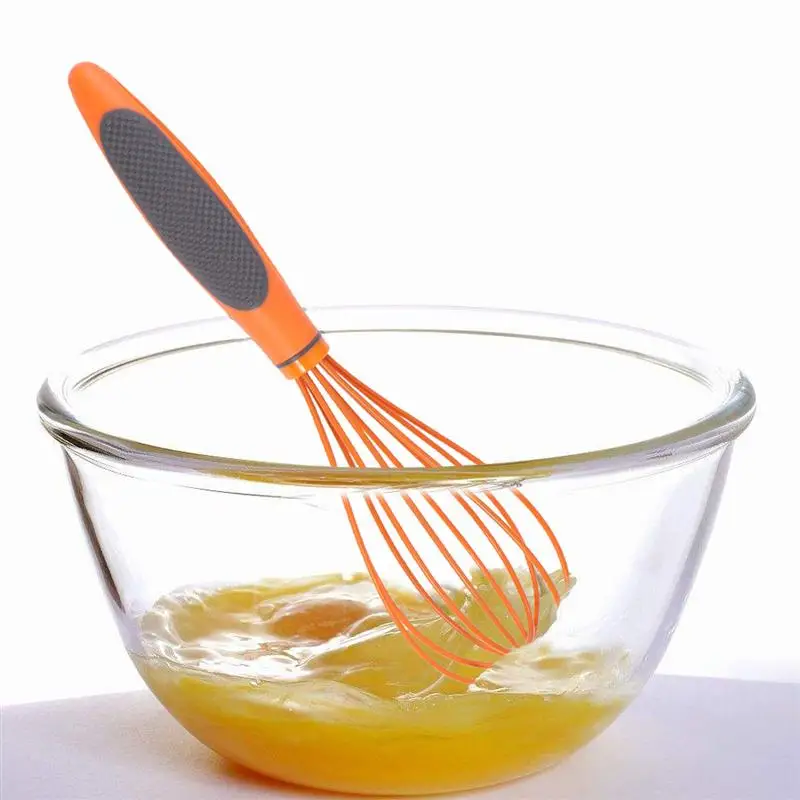 10-дюймовый ручной миксер для яиц силиконовый шарик венчик молочного крема