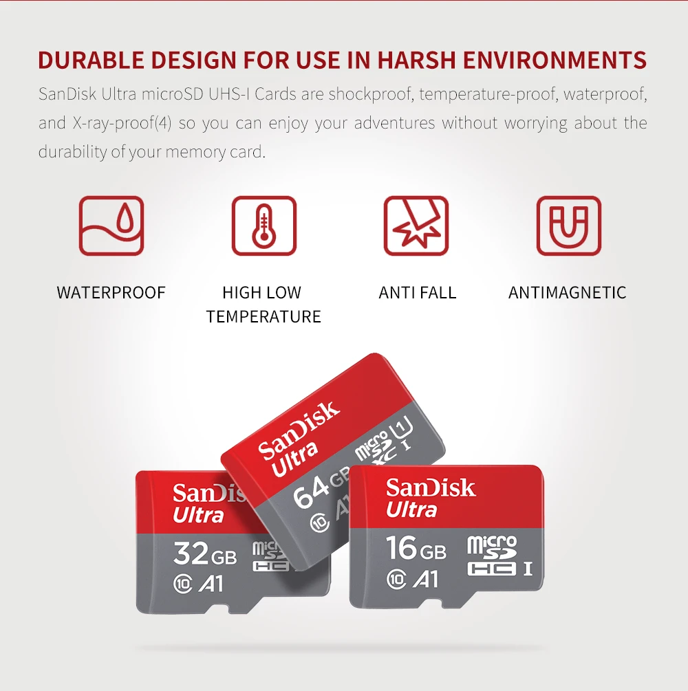 SanDisk Ʈ ޸ ī, Ʈ TF ī, ũ SDHC, ũ SDXC UHS-I, 200GB, 64GB, 32GB, 128GB, 400GB, 98 MB/s