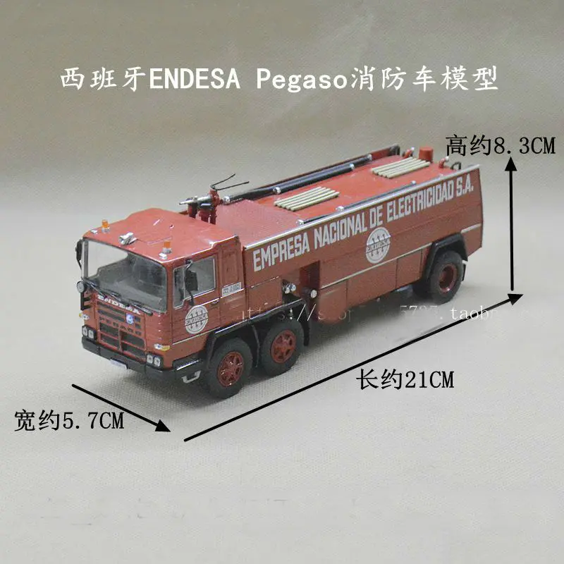 1:43 модель автомобиля из сплава испанская пожарная машина коллекция ENDESA Pegaso